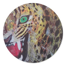 PEGATINAS DE LEOPARDO DE PAULA REILLY.