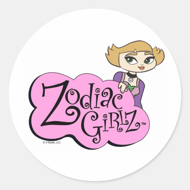 Pegatina Redonda Pegatinas de Libra (Anverso)