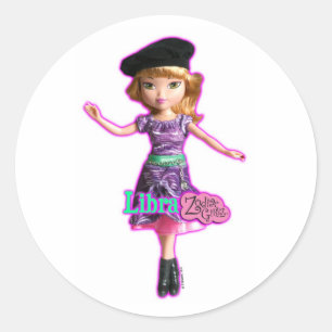 Pegatina Redonda Pegatinas de Libra