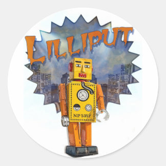 Pegatina Redonda Pegatinas de Lilliput