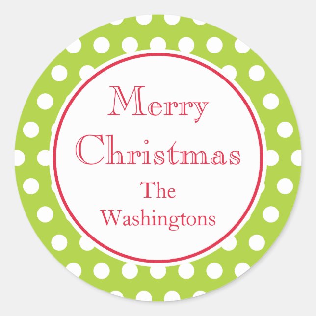 Pegatina Redonda Pegatinas de Lime Holiday (Anverso)