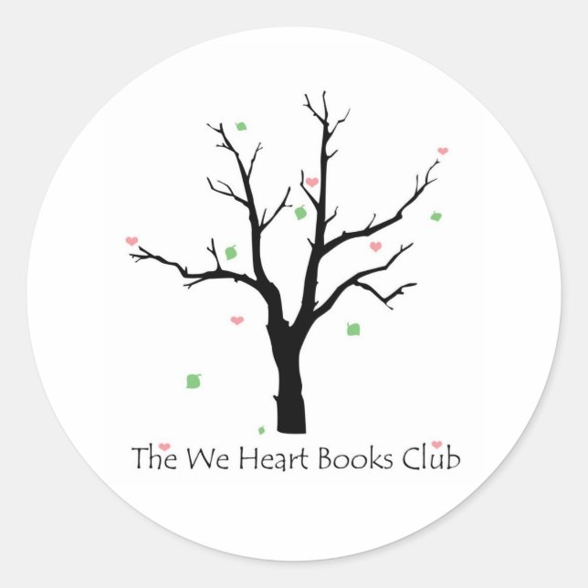 Pegatina Redonda Pegatinas de logotipos (Anverso)