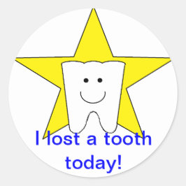 Pegatina Redonda pegatinas de "Looth Tooth"