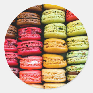 Pegatina Redonda Pegatinas de Macaron
