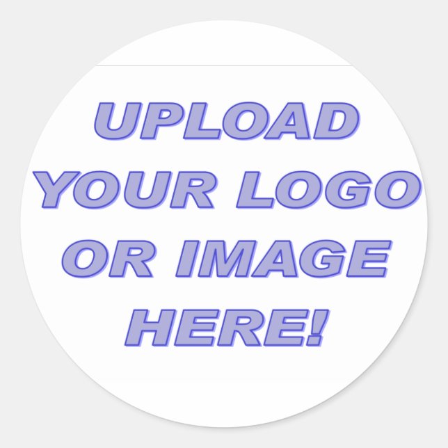 Pegatina Redonda Pegatinas de Make-Your-Own-Image (Anverso)