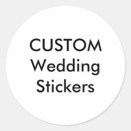 Pegatina Redonda Pegatinas de matrimonio personalizados 3" ROUND GL