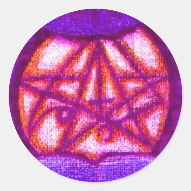 Pegatina Redonda Pegatinas de Morple Miasma Sigil (Anverso)