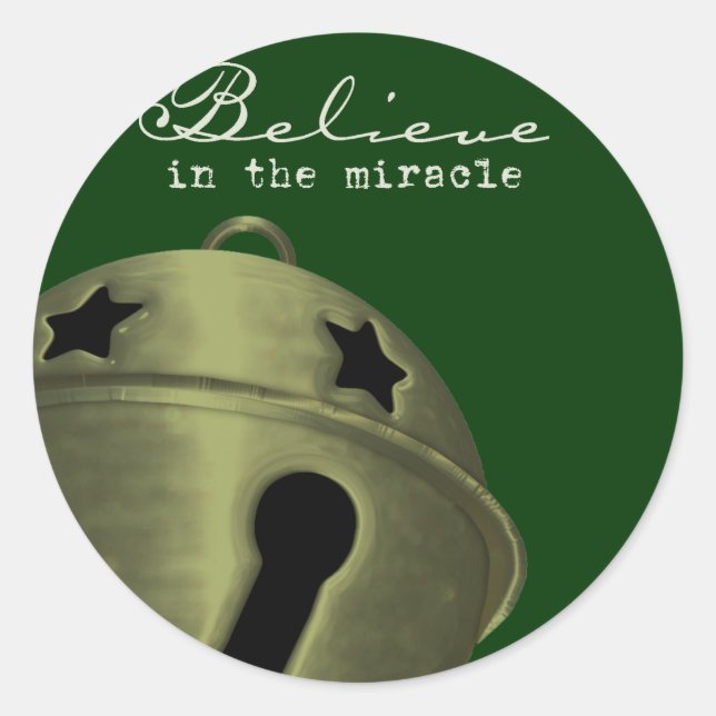 Pegatina Redonda pegatinas de navidad (Anverso)