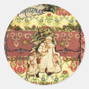 Pegatina Redonda pegatinas de navidad grandes de 3"