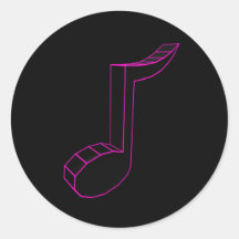 Pegatinas de notas musicales