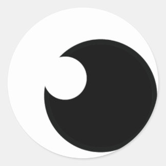 Pegatina Redonda Pegatinas de ojos de equipo