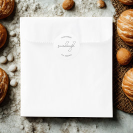 Pegatina Redonda Pegatinas de panadería