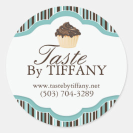 Pegatina Redonda Pegatinas de panadería decorativa