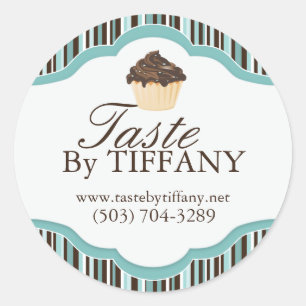Pegatina Redonda Pegatinas de panadería decorativa