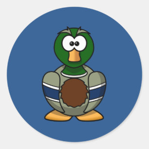 Pegatina Redonda Pegatinas de pato