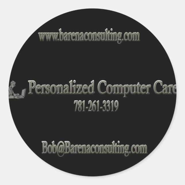 Pegatina Redonda PEGATINAS de PCC (Anverso)