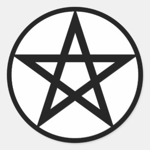 Pegatina Redonda Pegatinas de Pentacle