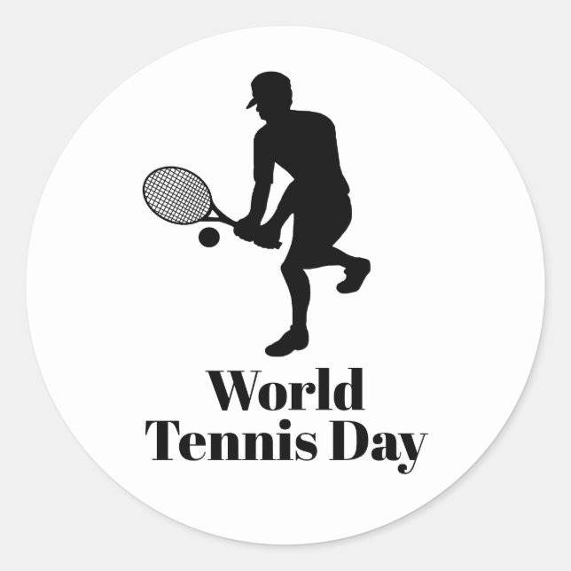 Pegatina Redonda Pegatinas de Personalizar de Silhouette, jugador m (Anverso)