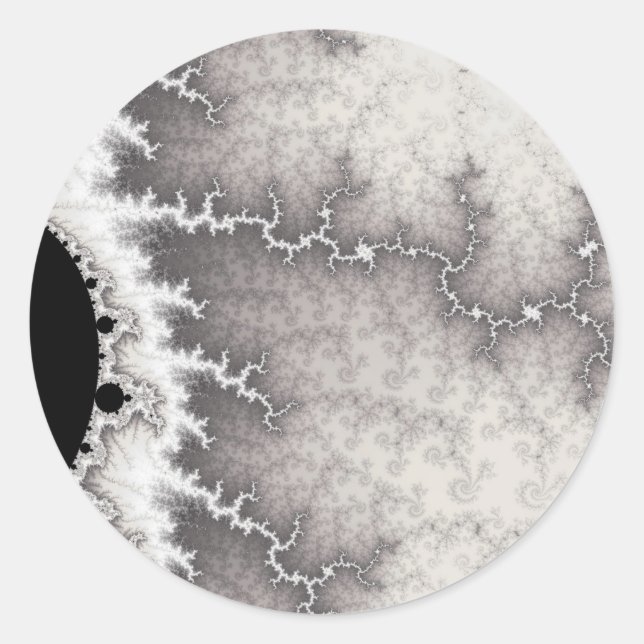 Pegatina Redonda Pegatinas de plata de la falla (Anverso)