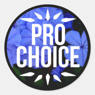 Pegatina Redonda Pegatinas de Pro Choice