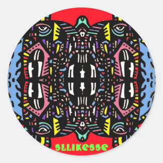 Pegatina Redonda Pegatinas de promoción de Sllik