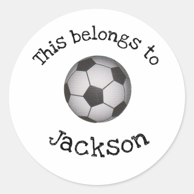 Pegatina Redonda Pegatinas de propiedades personalizadas (Anverso)