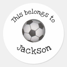 Pegatina Redonda Pegatinas de propiedades personalizadas