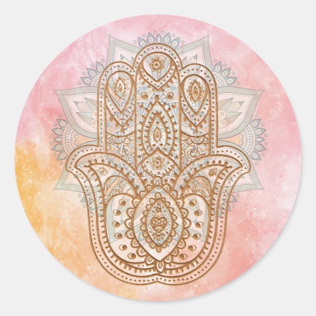 Pegatina Redonda pegatinas de protección universal (Anverso)