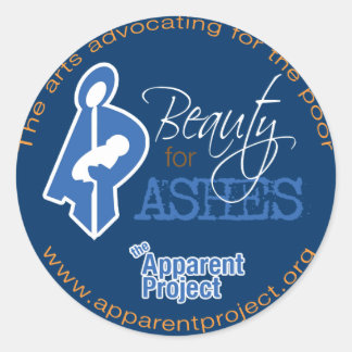 Pegatina Redonda Pegatinas de proyectos aparentes