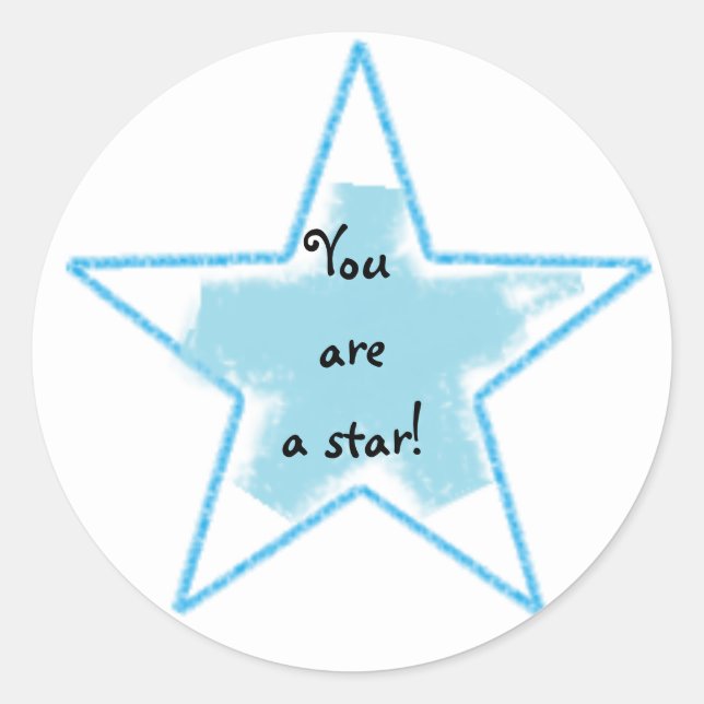 Pegatina Redonda Pegatinas de recompensa (Anverso)