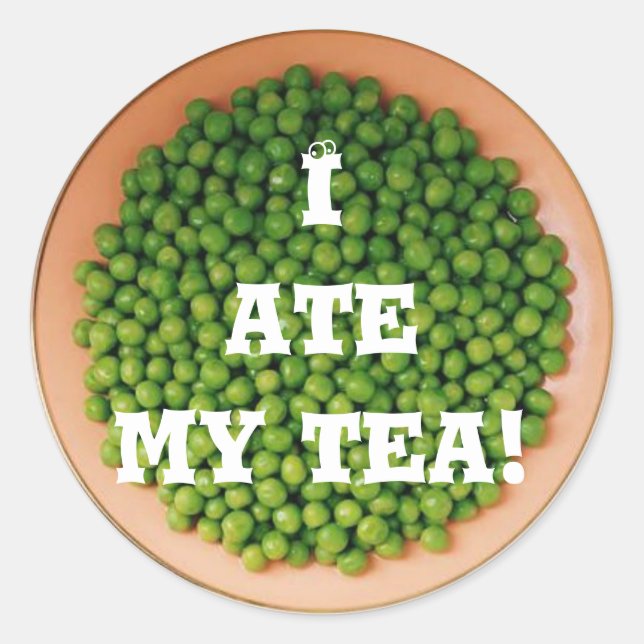 Pegatina Redonda Pegatinas de recompensa (Anverso)