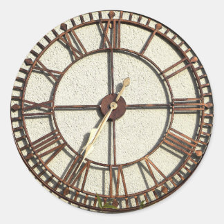 Pegatina Redonda Pegatinas de reloj redondo