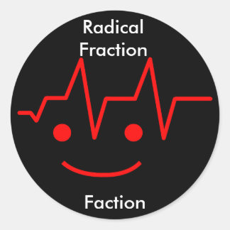 Pegatina Redonda Pegatinas de RFF