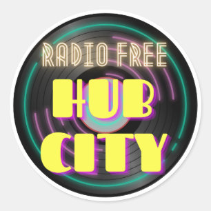 Pegatina Redonda Pegatinas de RFHC