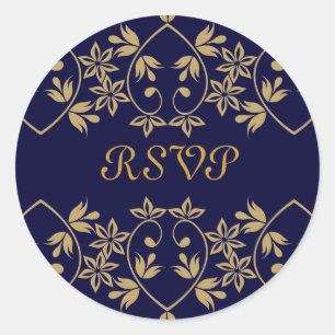 Pegatina Redonda Pegatinas de Royal RSVP