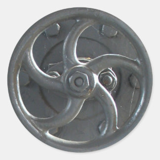 Pegatina Redonda Pegatinas de rueda de ajuste de la presión del mot