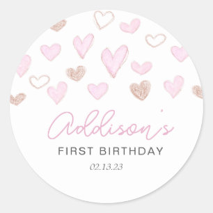 Pegatina Redonda Pegatinas de San Valentín