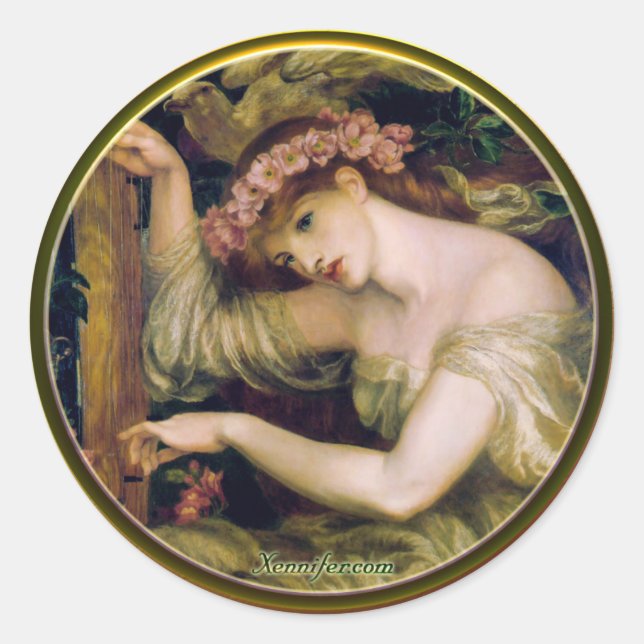 Pegatina Redonda Pegatinas de Sea Spell (Anverso)