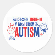 Pegatinas de sensibilización sobre el autismo