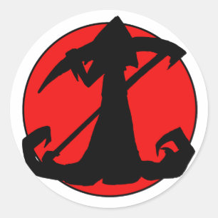 Pegatina Redonda Pegatinas de Shadow Reaper