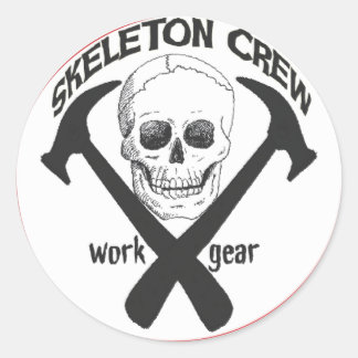 Pegatina Redonda Pegatinas de Skeleton Crew