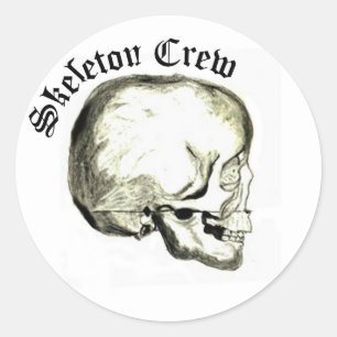 Pegatina Redonda Pegatinas de Skeleton Crew