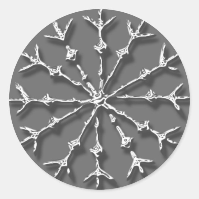 Pegatina Redonda Pegatinas de sobres de tarjetas de vacaciones clás (Anverso)