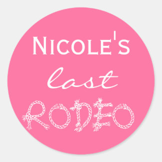 Pegatina Redonda pegatinas de soltería