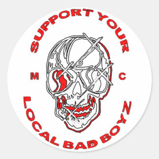 Pegatina Redonda Pegatinas de soporte