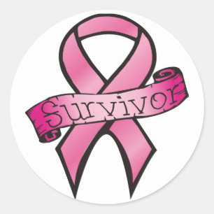 Pegatina Redonda Pegatinas de Survivor Tattoo