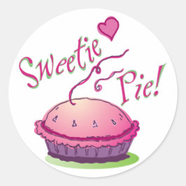 Pegatina Redonda Pegatinas de Sweetie Pie
