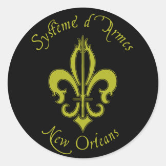 Pegatina Redonda Pegatinas de Systeme d'Armes