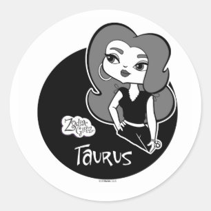 Pegatina Redonda Pegatinas de Taurus