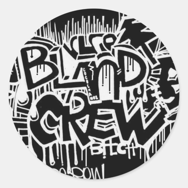 Pegatina Redonda pegatinas de tierra batida (Anverso)